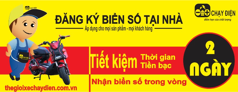 đang ký biển số xe máy điện tại nhà